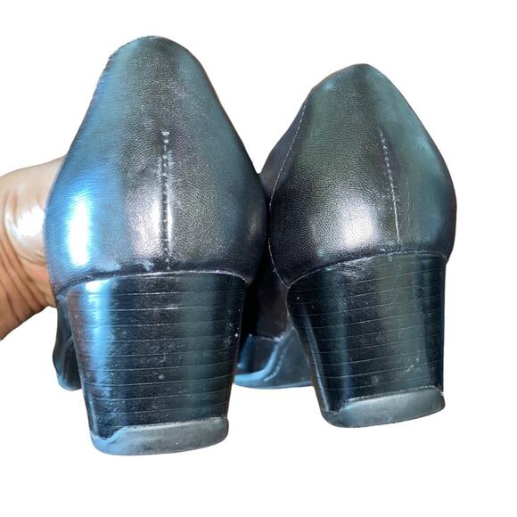 Clarks Everyday Active Air Mary Jane Chunky Heel Rubber sole pumps shoes size 7 - Picture 6 of 11